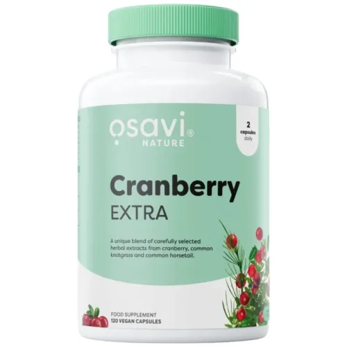 Cranberry EXTRA 700 mg | with Common Knotgrass & Horsetail (60 дози) / 120 капсули - Osavi