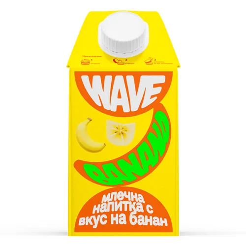 Млечна напитка Фибела Wave банан 500мл.