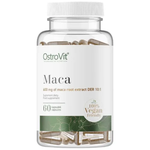 Maca 600 mg / Vege / 60 капсули, 60 дози - OstroVit