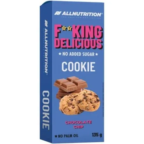 Fitking Delicious Cookie, бисквитка с шоколадови парченца, 135 g, AllNutrition - AllNutrition