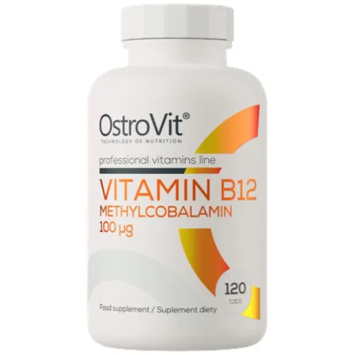 Vitamin B12 Methylcobalamin 100 mcg / 120 Таблетки, 120 дози - OstroVit