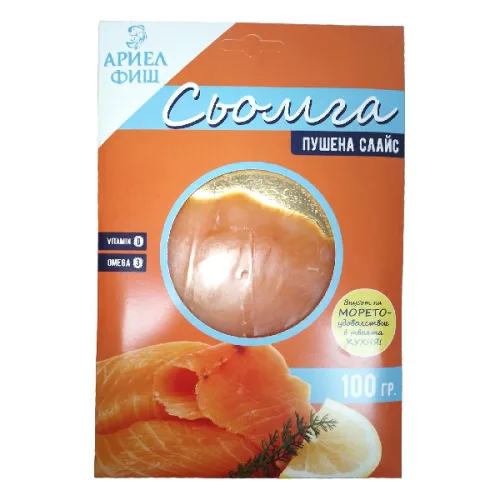 Сьомга филе слайс Ариел Фиш 100гр.