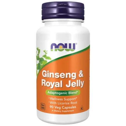 Ginseng & Royal Jelly / 90 капсули - NOW Foods