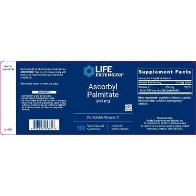 Аскорбил палмитат 500 мг - Life Extension