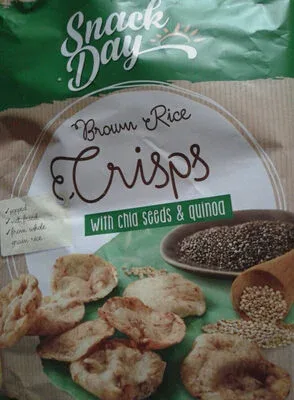 Крекери от кафяв ориз с чиа и киноа / Brown Rice Crisps with Chia Seeds & Quinoa - Snack day