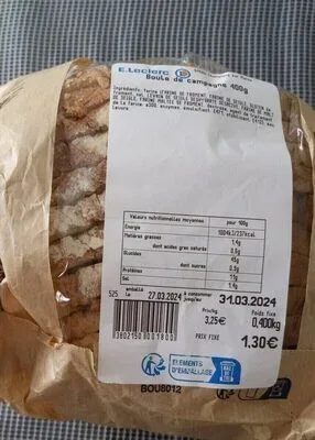Хляб тип Буля / Country Bread - Leclerc