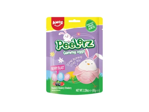 Бонбони Желирани Amos Peelerz Eggs 65 Г