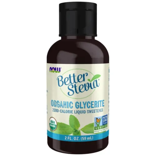 Better Stevia® Liquid | Glycerite / 59 мл - NOW Foods