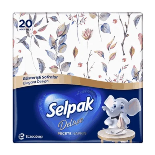 Салфетки Selpak Elegant Design extra 20бр.