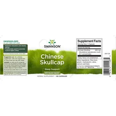 Chinese Skullcap 400 mg - Swanson