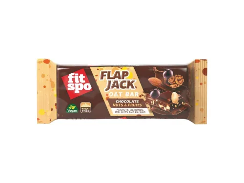 Блокче Fit Spo Flap Jack Ядки и Шоколад 90гр - FitSpo