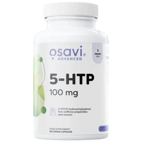 5-HTP 100 mg | 30% Extract from Griffonia simplicifolia (120 дози) / 120 капсули - Osavi
