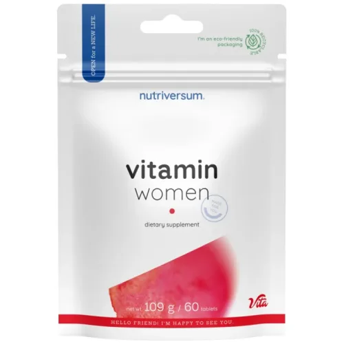 Vitamin Women | Dedicated to Women / 60 Таблетки, 30 дози - Nutriversum