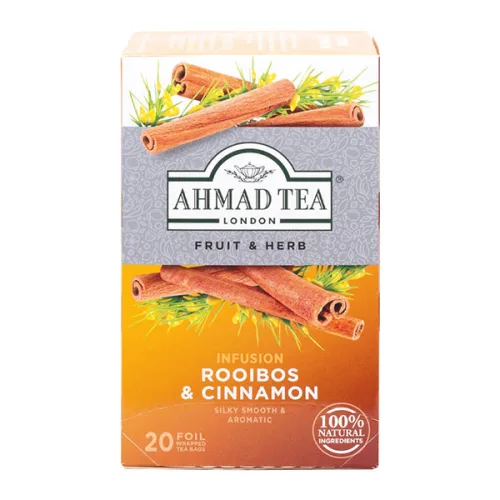 Чай Rooibos and Cinnamon Ahmad Tea 30гр. 20бр. - Ahmad Tea