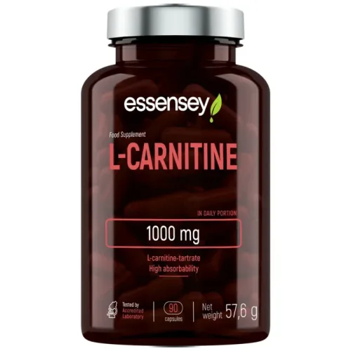 L-Carnitine 500 mg / 90 капсули, 45 дози - Essensey
