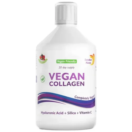 Vegan Collagen 10 000 mg | With Hyaluronic Acid , Vitamins and Minerals / 500 мл, 20 дози - Swedish Nutra