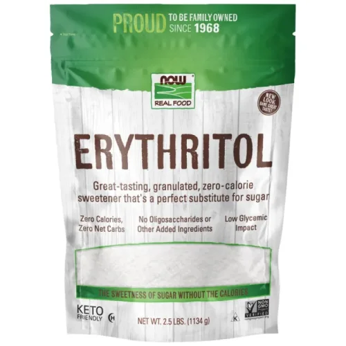 Erythritol / Keto Friendly Zero Calories Sweetener / 1134 грама - NOW Foods