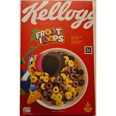 Зърнена закуска Kellogg's Unicorn Froot Loops / Kelloggs Unicorn Froot Loops Cereal