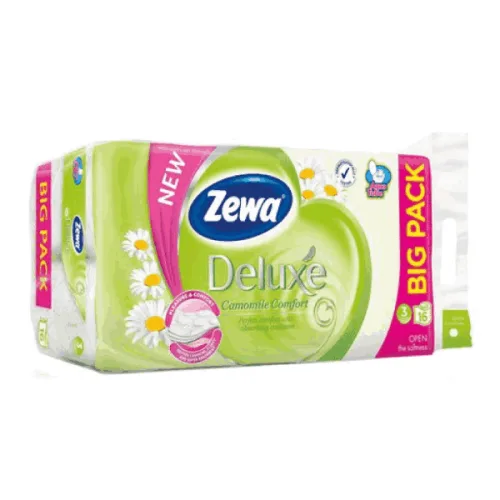Тоалетна хартия Zewa Делукс camomile Comfort 16бр. - Zewa