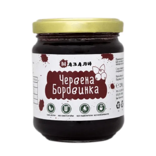 Сладко Червена Боровинка Мазали 230гр.