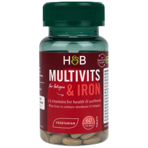 Multivits & Iron / 60 Таблетки, 60 дози - Holland And Barrett