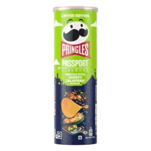 Чипс Pringles сирене и халапеньо 165гр. - Pringles