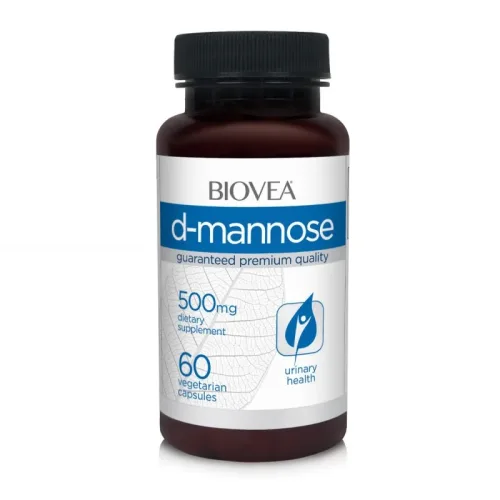 D-Mannose 500mg - Д-Маноза, Разфасовка 60 caps - Biovea