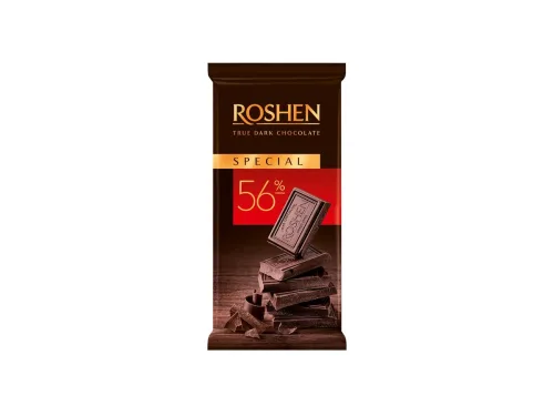 Шоколад Roshen Тъмен Специал 56% 85гр
