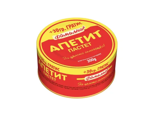 Пастет Апетит 300гр Фамилна+