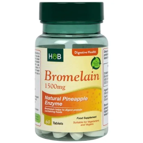 Bromelain 1500 mg / 60 Таблетки, 60 дози - Holland And Barrett