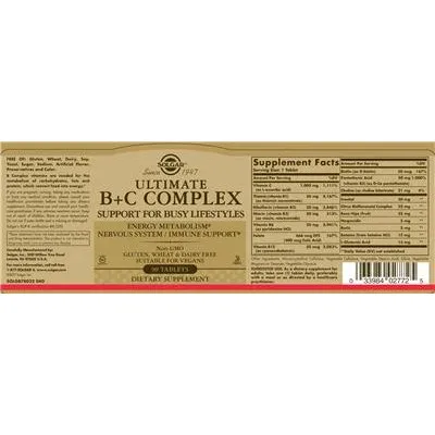 Ultimate B+C Complex - Solgar