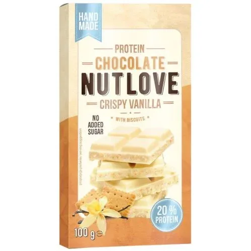 Nutlove Протеинов шоколад, ванилия с бисквитка, 100 g, AllNutrition - Allnutrition