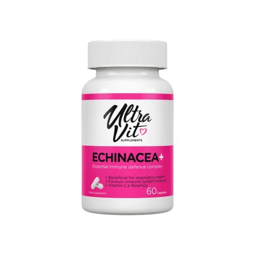 UltraVit Echinacea+ - Ехинацея, Разфасовка 60 caps - VPLab