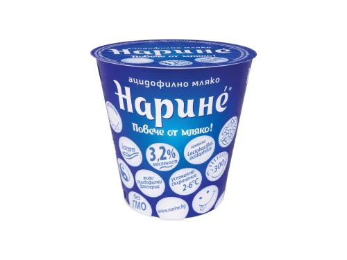 Мляко Ацидофилно Нарине 3.2% 300 + 100гр