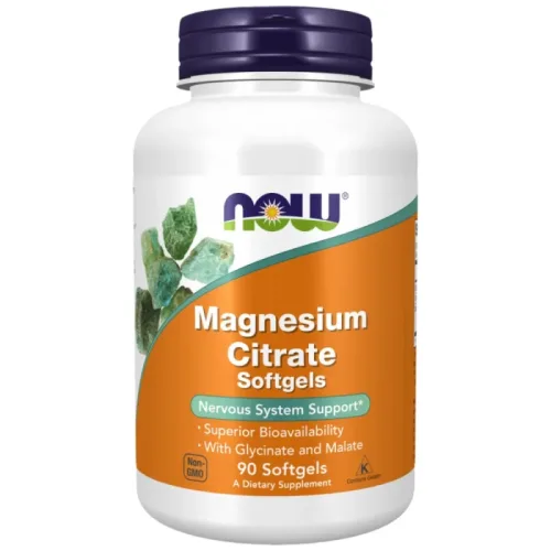 Magnesium Citrate Softgels (30 дози) / 90 Гел капсули - NOW Foods