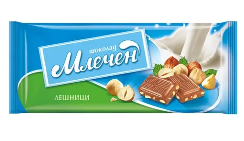 Млечен шоколад с лешници 80гр.