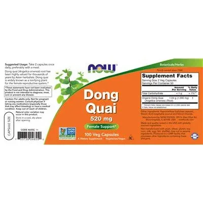 Dong Quai 520 mg - NOW