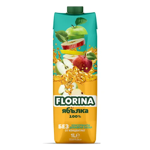 Плодова напитка Florina ябълка 1л.