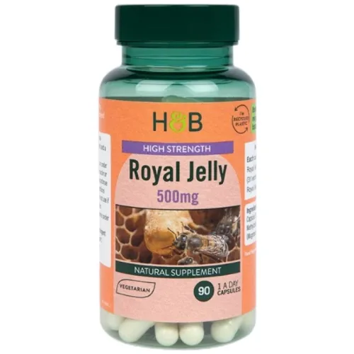 High Strength Royal Jelly 500 mg / 90 капсули, 90 дози - Holland And Barrett