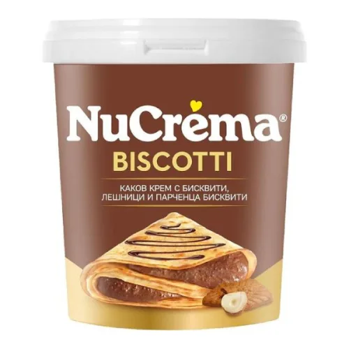 Какаов крем Biscotti NuCrema 380гр.