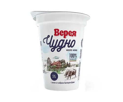 Краве кисело мляко Чудно 5% - Верея
