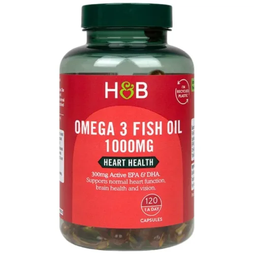 Omega 3 Fish Oil Concentrate 1000 mg / 120 Гел капсули, 120 дози - Holland And Barrett