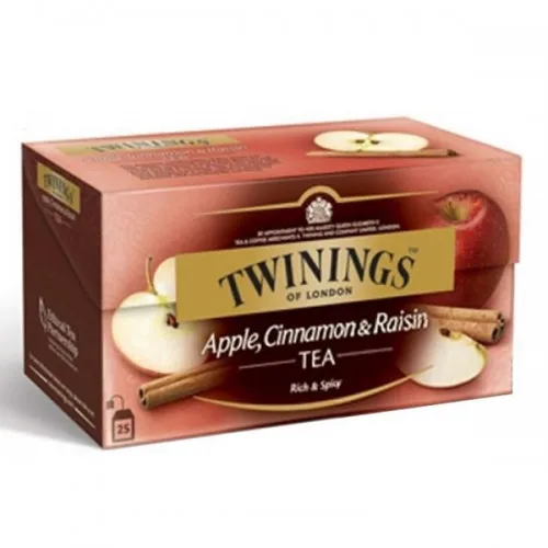 Чай Twinings Apple, Cinnamon & Raisin 25бр. - Twinings