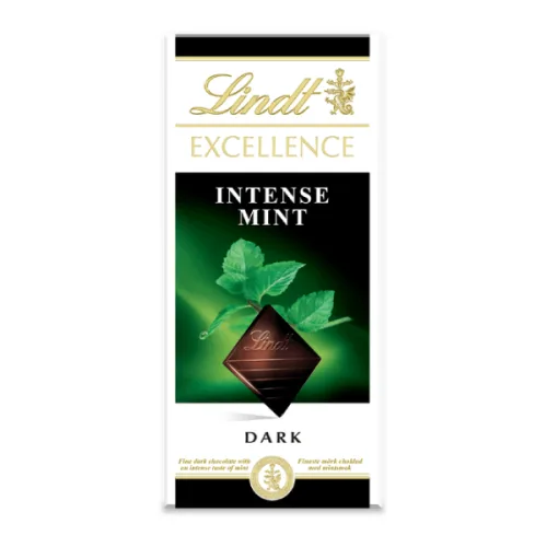 Шоколад Lindt Excellence Intensе мента 100гр. - Lindt