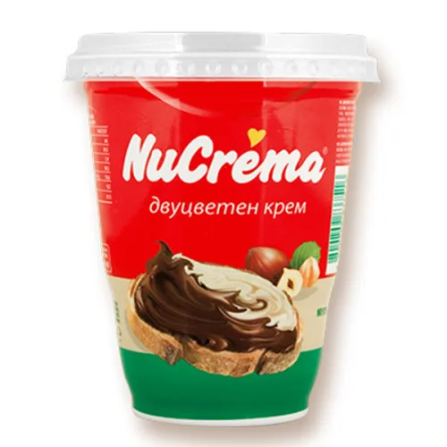 Течен шоколад двуцветен NuCrema 400гр. - NuCrema