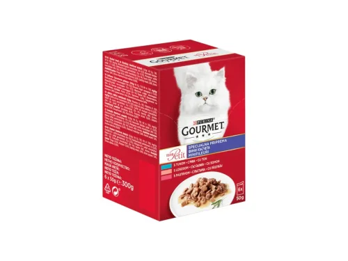 Кт Храна за Котки Гурме Мон петит Тон 6х50гр Кутия