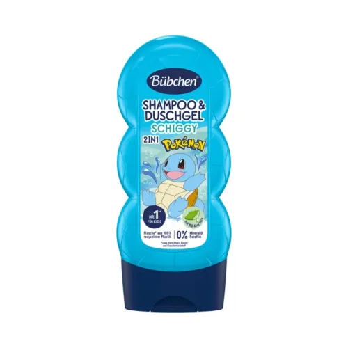 SHAMPOO & DUSCHGEL SCHIGGY 2IN1 Pokémon mit Aloe Vera - Bübchen