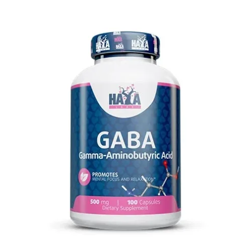 Gaba 500 mg / 100 Caps (100 дози) - Haya Labs