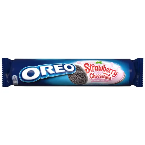 Бисквити Oreo Ягодов крем 154 гр. - Oreo