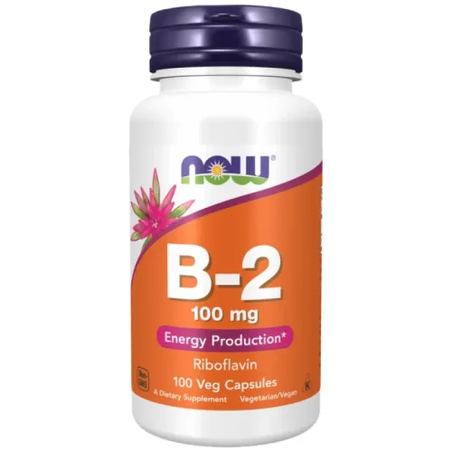 Vitamin B-2 / Riboflavin 100 mg / 100 капсули - NOW Foods